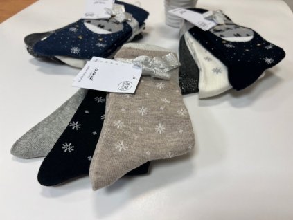 Dámské ponožky zimní vzor 3 páry 750