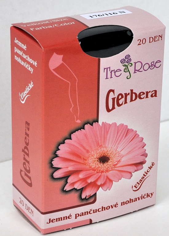 Dámske elastické pančuchové nohavice Gerbera VK Farba: N - čierna, Veľkosť: 170/124