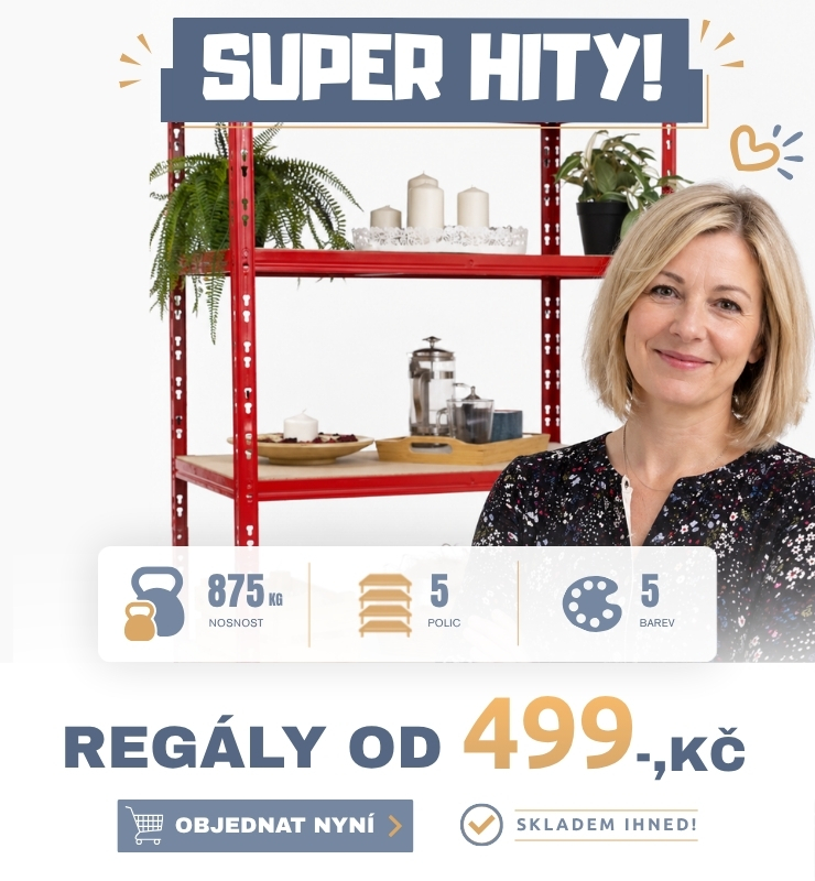 SUPER HIT regál od 499 Kč