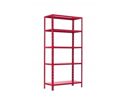 1023 1 policovy regal trestles limited rp5 1800x900x400 nosnost 350 kg 5 polic cerveny