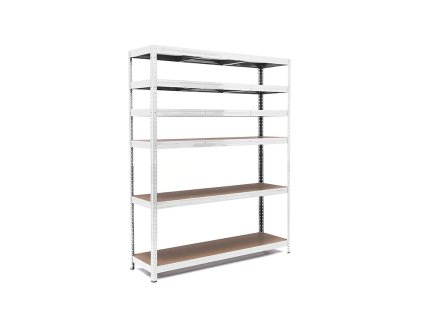 Policový regál Trestles RH 1800x1600x400, nosnost 1800 kg, pozinkovaný, 6 polic