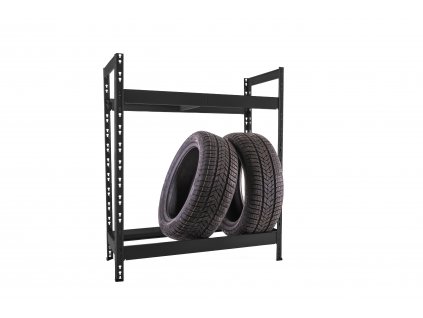 1353 3 regal na pneumatiky trestles rr2 1050x1100x350 nosnost 300 kg 2 police cerny