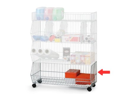 feroplast drateny stohovaci kos s kolecky