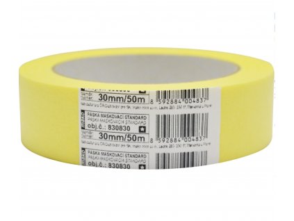 Mako Basic lepicí páska zakrývací hladký krep, 3 dny, do 60  °C, 30 mm × 50 m