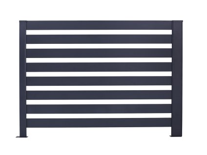 4207 plotovy panel do kovoveho sloupku s lamelami i 1193x2000 mm