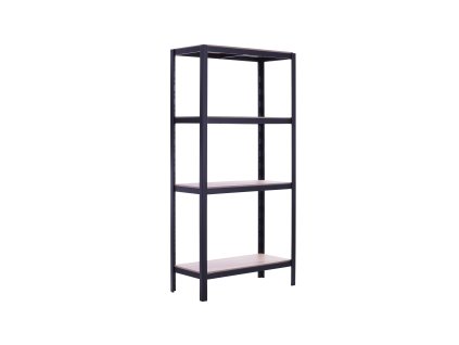 4498 6 interierovy policovy regal trestles rp7h 1800x900x400 nosnost 600 kg 4 police cerny