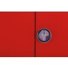 trestles plechova policova skrin 1800x800x400 mm uzamykatelna 4 police cervene dvere 04