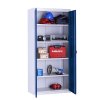 trestles plechova policova skrin 1800x800x400 mm uzamykatelna 4 police modre dvere 02