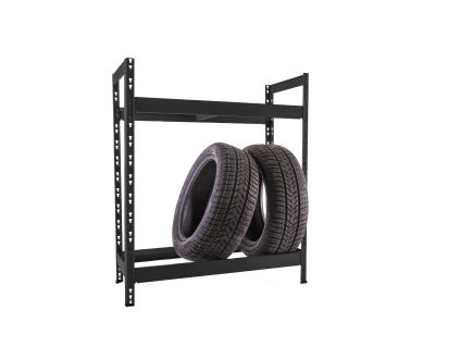 1353 3 cerny regal na pneu 1050x1100x350