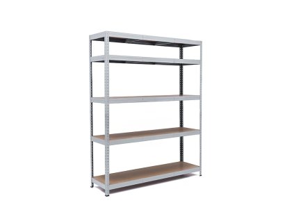 Policový regál Trestles RH 2000x1600x600, nosnosť 1500 kg, 5 políc