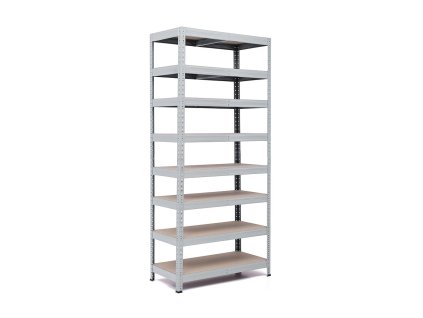 Policový regál Trestles RH 2200x1000x300, nosnosť 2000 kg, 8 políc