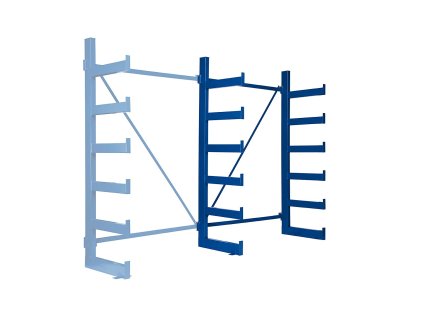 Polovičný regál Trestles RK, jednostranný.