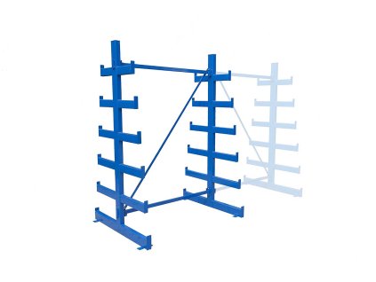 Stromčekový polovičný regál Trestles RK, obojstranný.