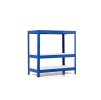 Policový regál Trestles RH 1000x800x450, nosnosť 1050 kg, 3 police bílé