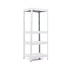 Policový regál Trestles RH 1200x600x400, nosnosť 1400 kg, 4 police bílé