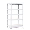 Policový regál Trestles RH 1500x900x450, nosnosť 1750 kg, 5 políc bielych