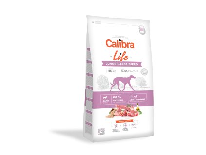 calibra dog life junior large lamb