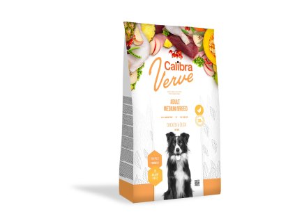 calibra verve dog adult medium chicken duck