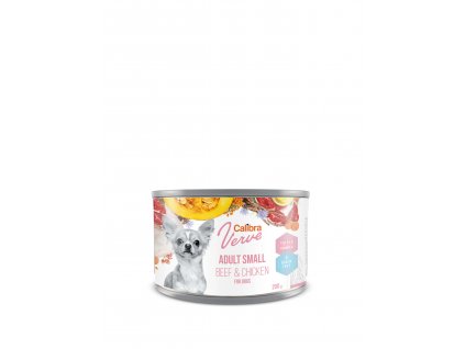 calibra verve konzerva adult small beef chicken 200g