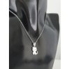 Ocelový řetízek “Koťátko” stříbrná