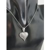 Ocelový řetízek Srdíčko “Gentle Heart” stříbrná