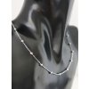 Ocelový řetízek s kuličkami “Bead Cascade” stříbrná