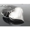 Ocelový řetízek Srdíčko velké “Glossy Heart Deluxe” stříbrná