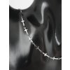 Ocelový řetízek Křížky “Cross Charm” stříbrná