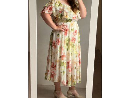 Maxi šaty Rosea, Plus size XL-3XL