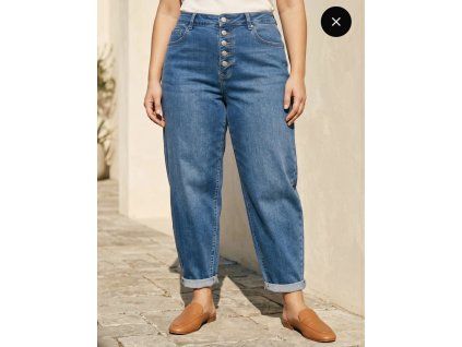 Mom fit džíny Taille, 42-50