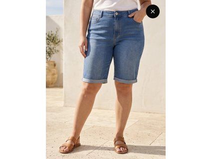 Džínové bermudy Mona, Plus size 42-50