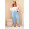 Kalhoty Stella, modré Plus size