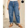 Mom fit džíny Taille, 42-50