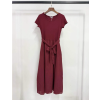 dámské letní šaty burgundy