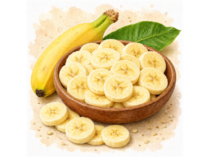 banan plátky