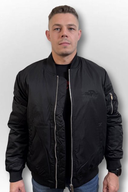 Bomber MTO unisex s černým logem