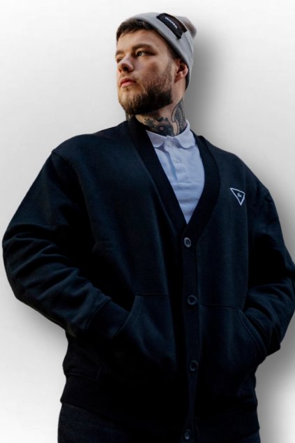 Mikina z biobavlny Fletcher Black