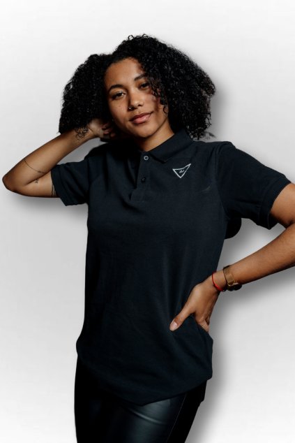 Tričko s límečkem Prepster Black