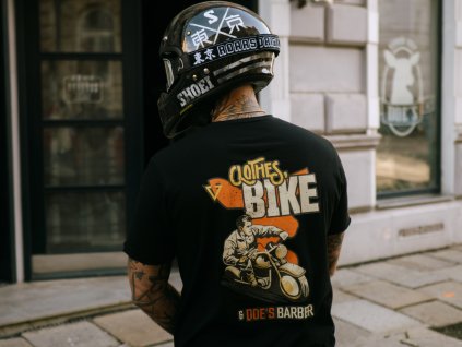 Tričko Clothes, Bike & Barber