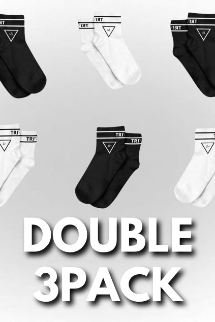 Double PACK Ponožky Kotníkové City Socks