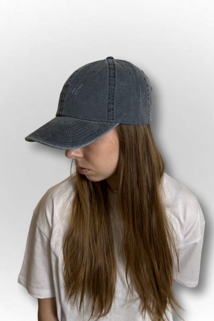 Kšiltovka Washed Navy