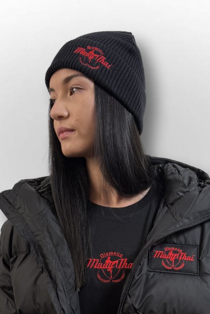 Zimní čepice MTO s červeným logem