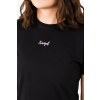 Tričko dámské Crop Hard Choices Easy Life Black