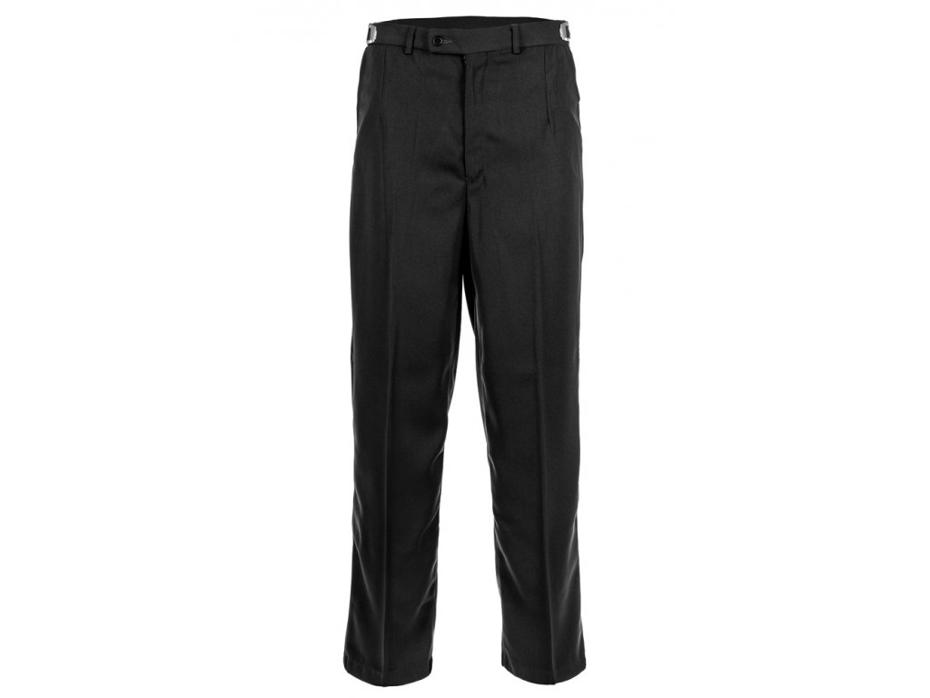 Kalhoty společenské černé Z0025