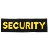 Nášivka SECURITY velká žlutá 100x360 mm Z0454