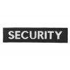 Nášivka SECURITY malá bílá 30x120 mm Z0451