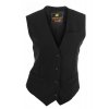 Vesta dámská celolátková černá Z0058Č