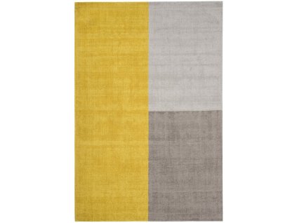 Moderní kusový koberec Ebony Mustard