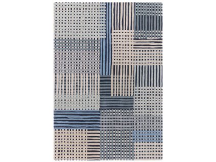 Moderní kusový koberec Kampa Blue Multi