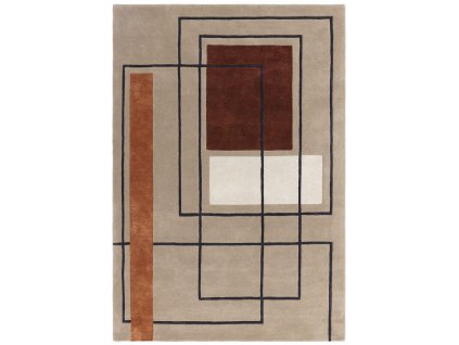 Jigsaw Outline Terracotta
